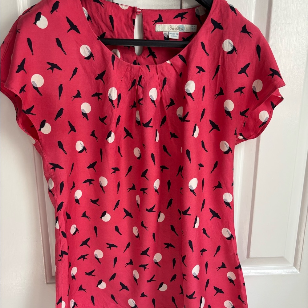 Boden Pink Blouse